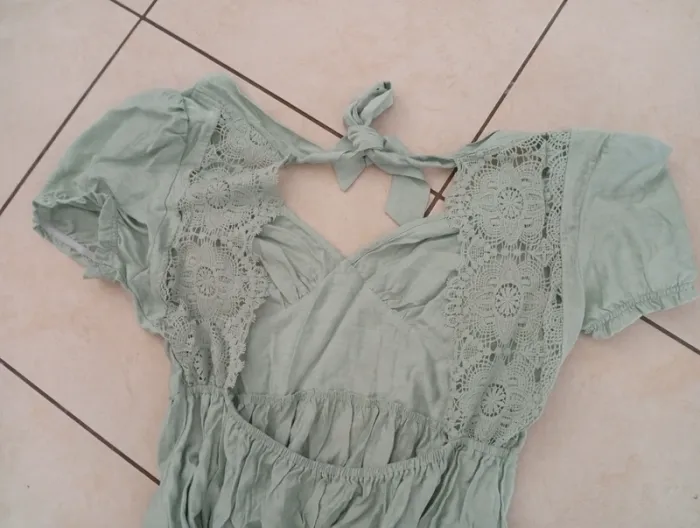 Robe longue dos nu femme L - photo numéro 2
