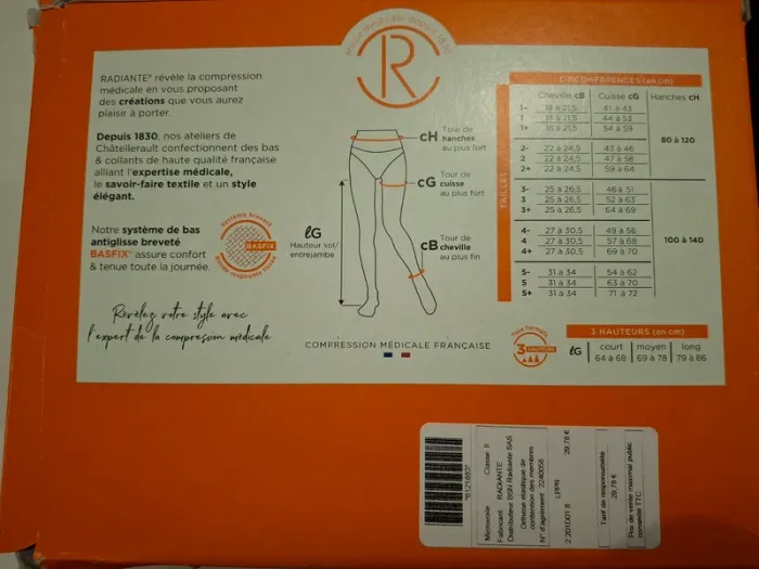 Lot de 3 paires de bas de contention - photo numéro 4