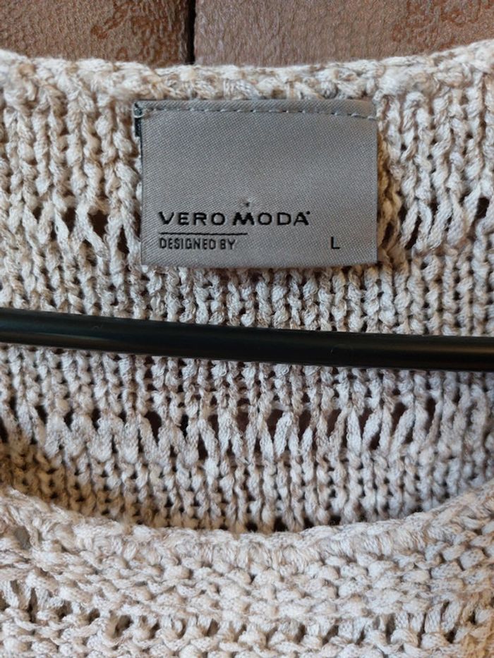 Pull beige vero moda L - photo numéro 2