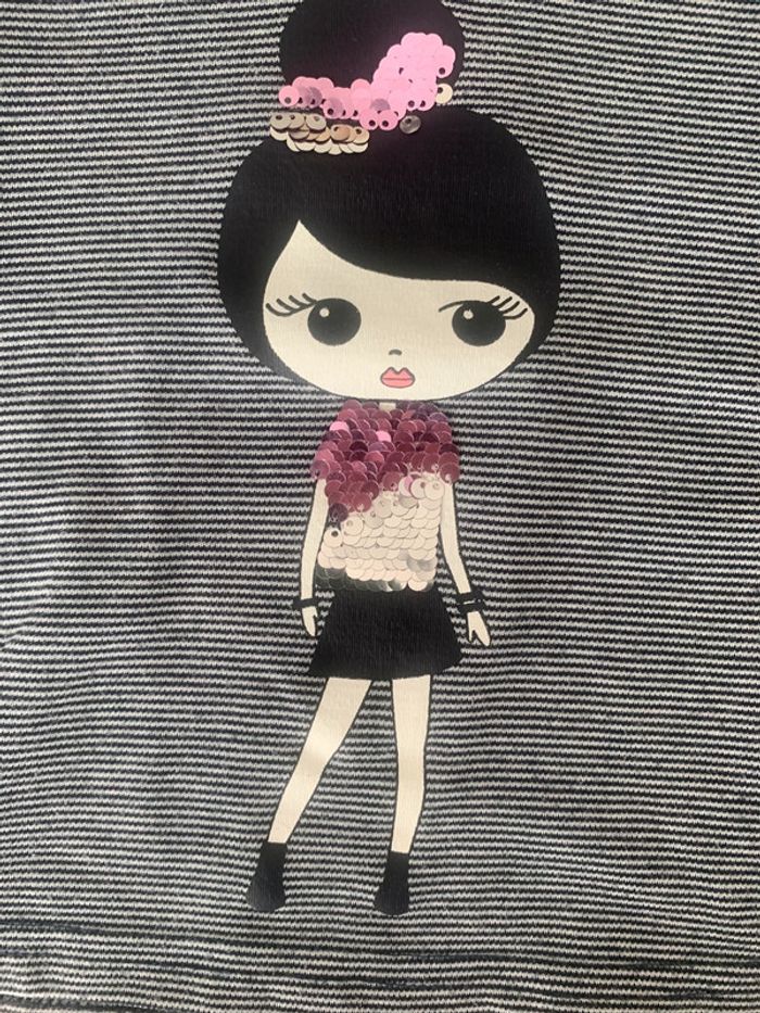 Tee shirt fille manche longue - photo numéro 2