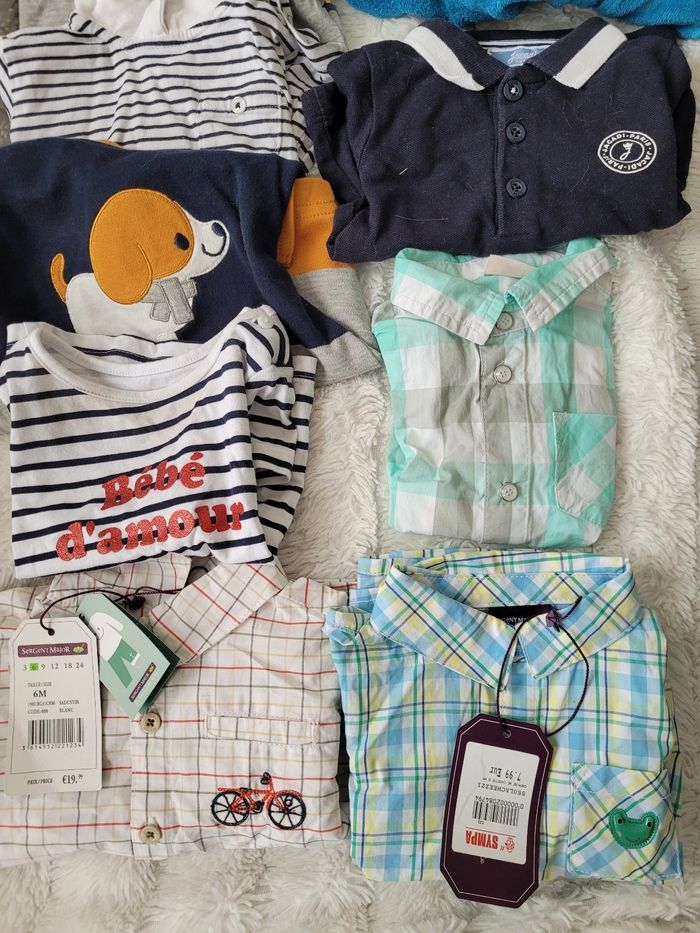 Lot de vêtements bebe 6 mois 36 pièces - photo numéro 2