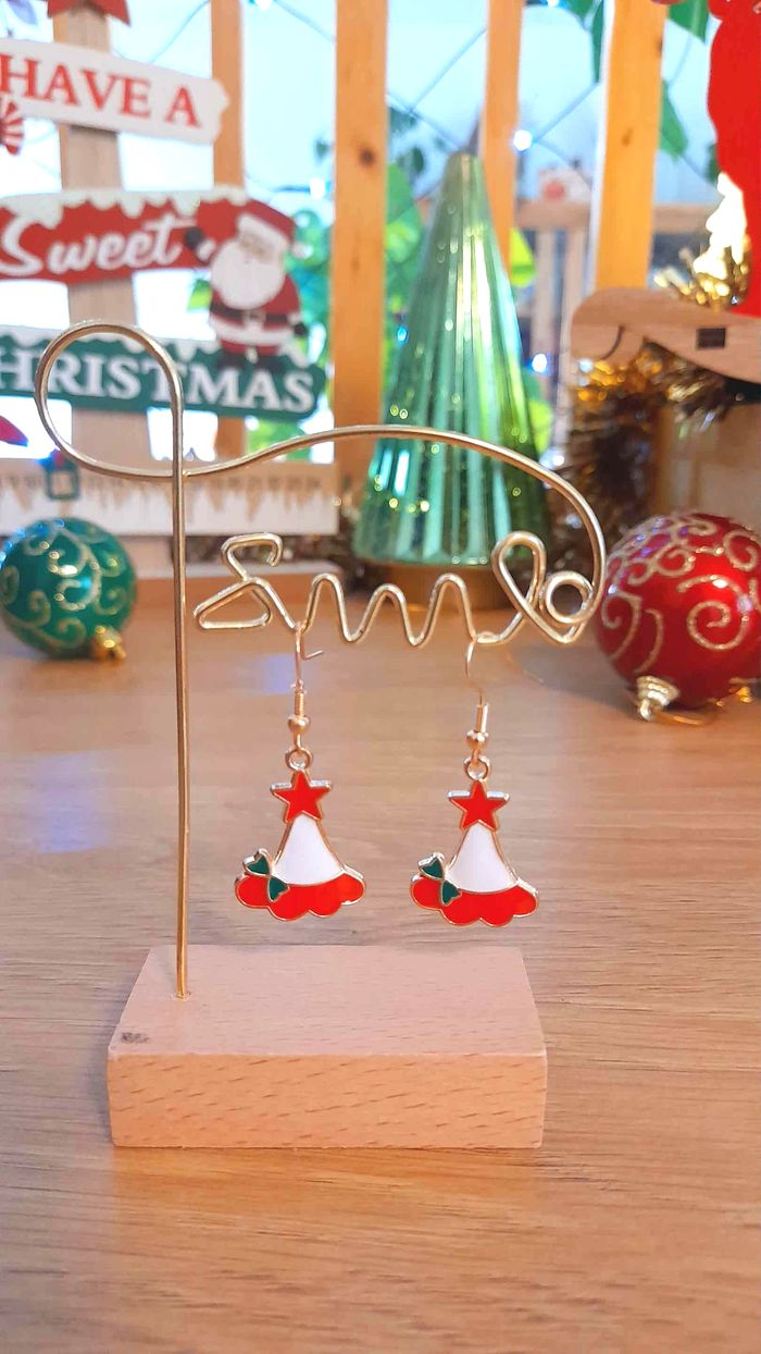 Bijoux Noël | Lot de Boucles d’Oreilles Pendantes – Neuf - photo numéro 2