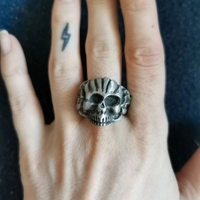 Bague tête de mort - photo numéro 2