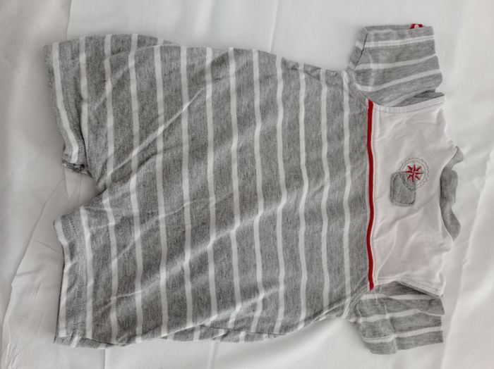 combinaison grise 3 mois réf R108 D02