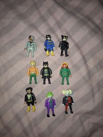 Lot 9 playmobil dc kinder