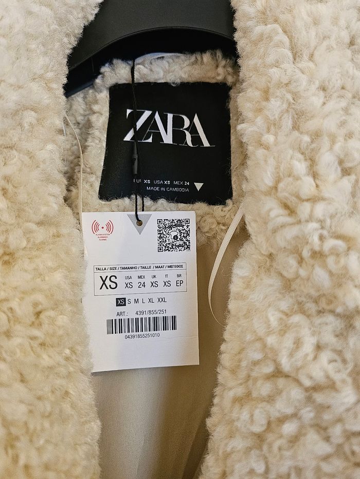 Manteau moumoute zara - photo numéro 2