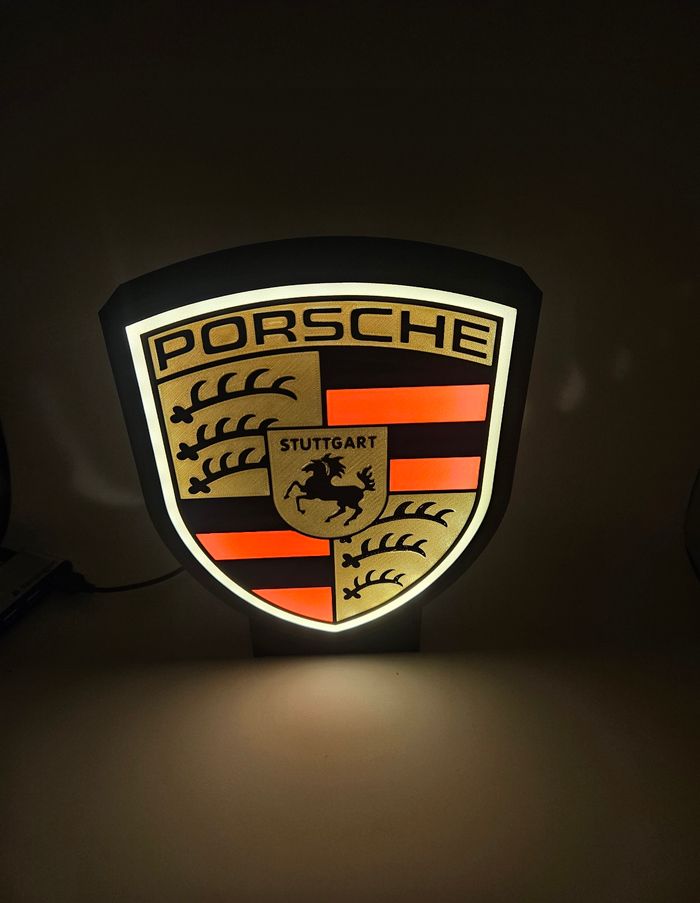 Lampe lumineuse à led porsche - photo numéro 3