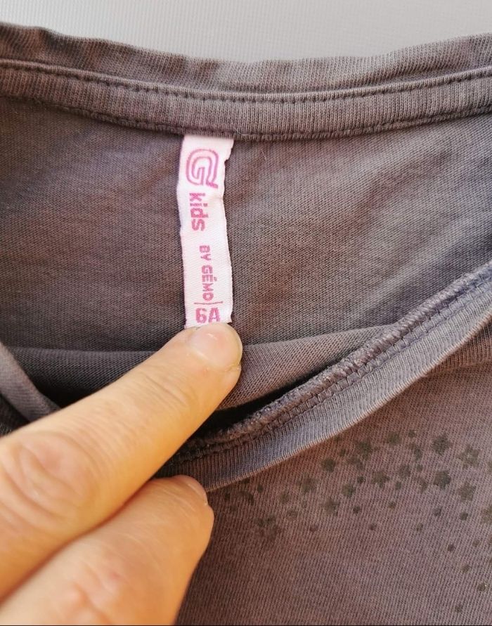 Tee-shirt ML 6 ans fille Gémo - photo numéro 3