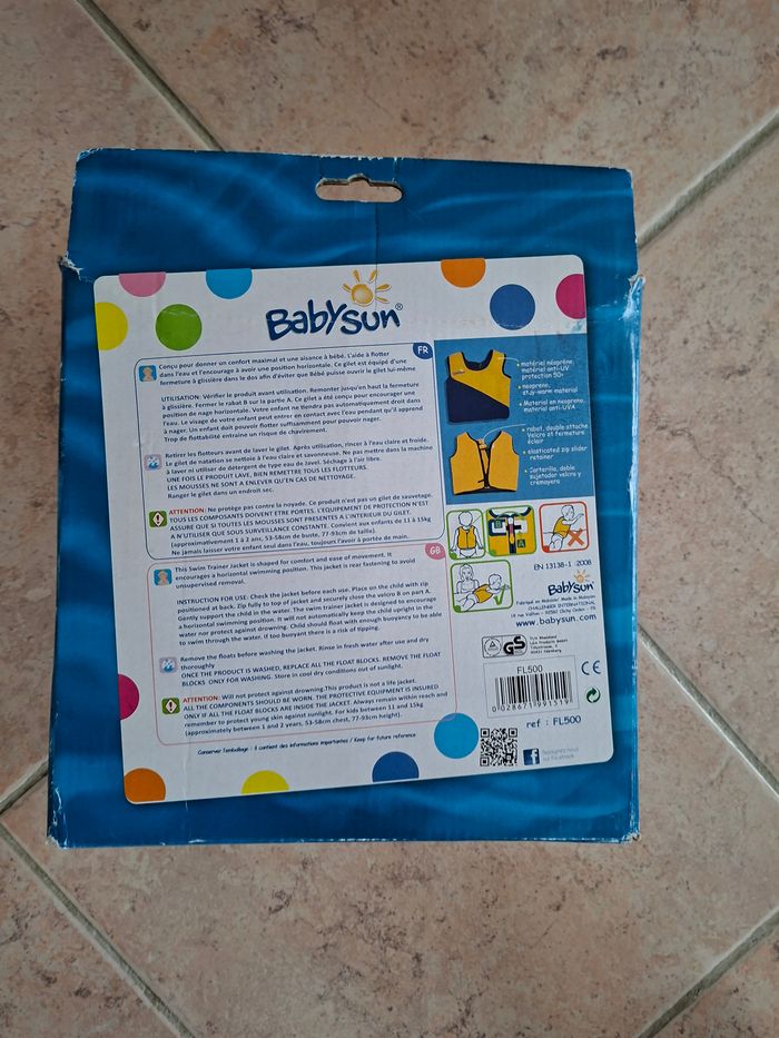 Gilet de sauvetage 12 - 24 mois 11kg à 15kg - photo numéro 6