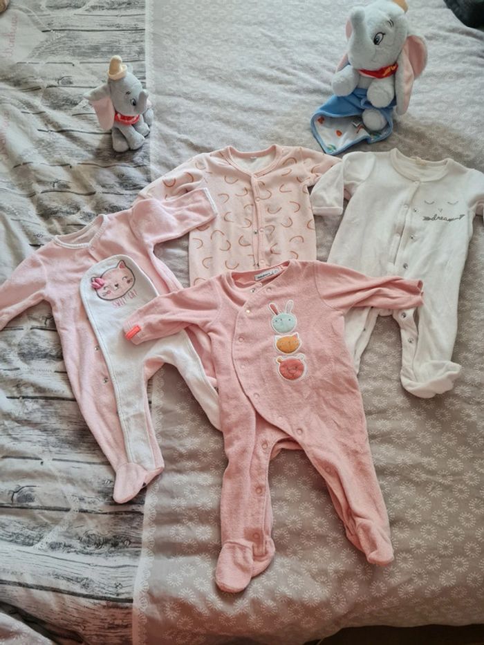 Lots de 4 pyjama fille