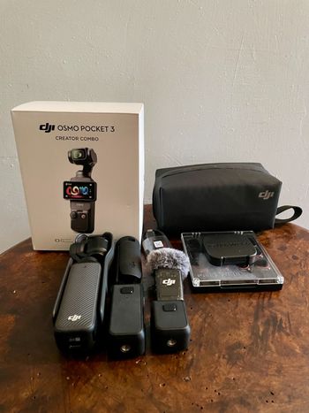 COMME NEUF + Extras Osmo Pocket 3 Creator Combo filtre VND, poignée supplémentaire