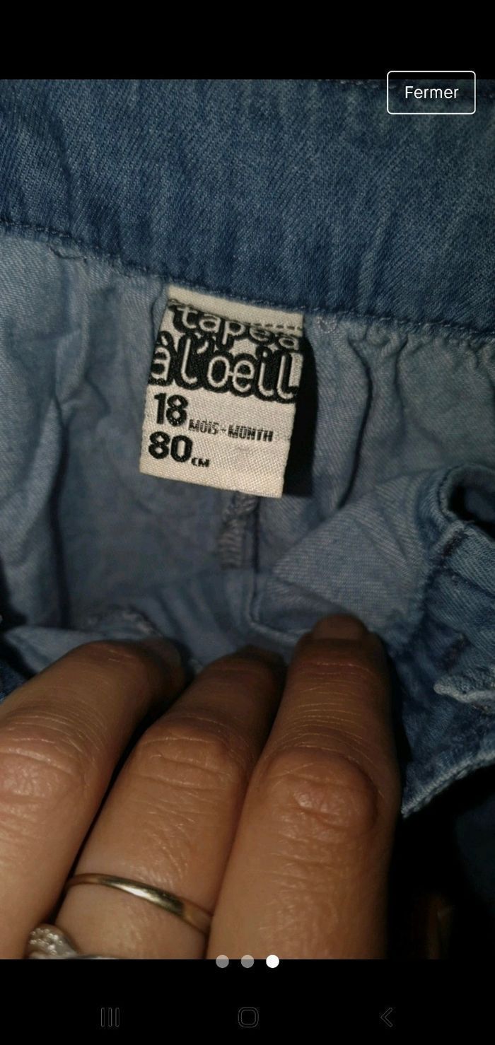 Salopette 18mois neuve - photo numéro 3
