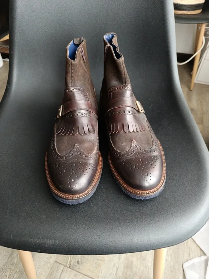 Pas de vintedgo svp Bottines homme marron - photo numéro 2