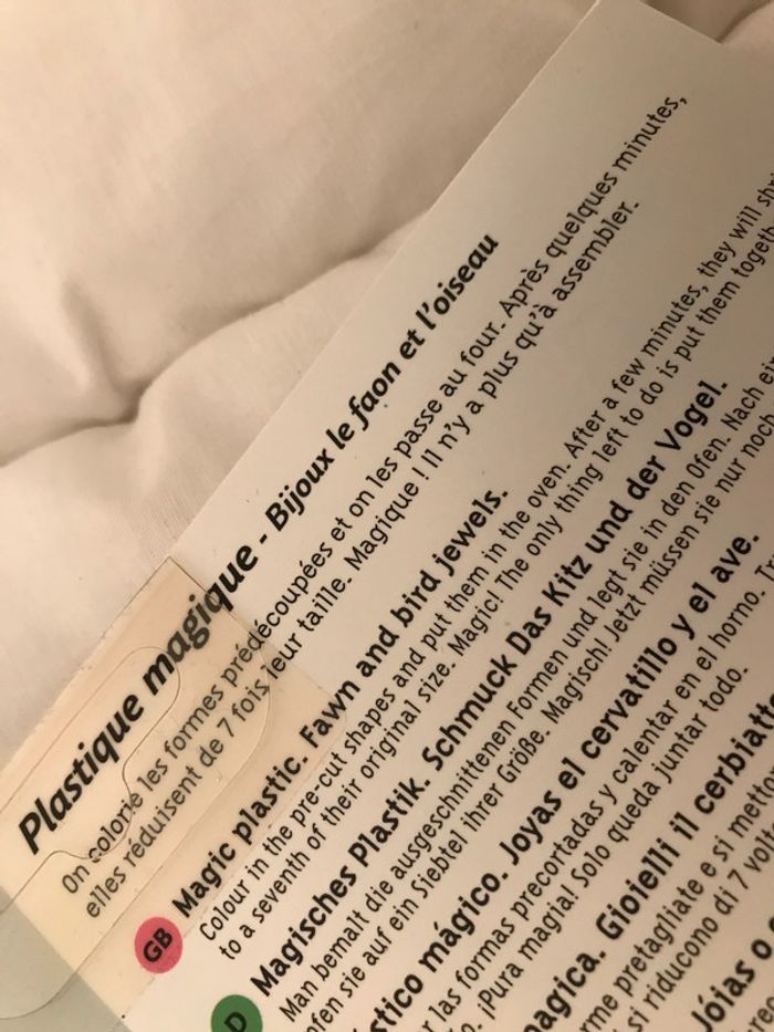 Plastique Magique Le faon et l'oiseau Djeco - photo numéro 6
