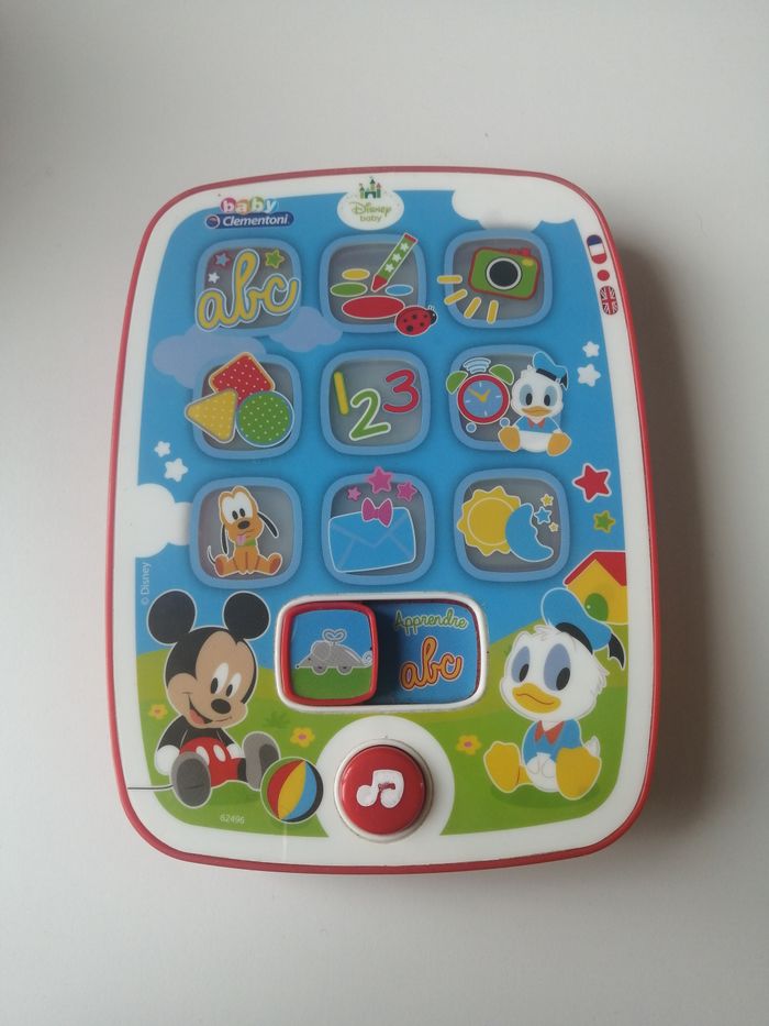 tablette éducative disney baby français anglais - photo numéro 2