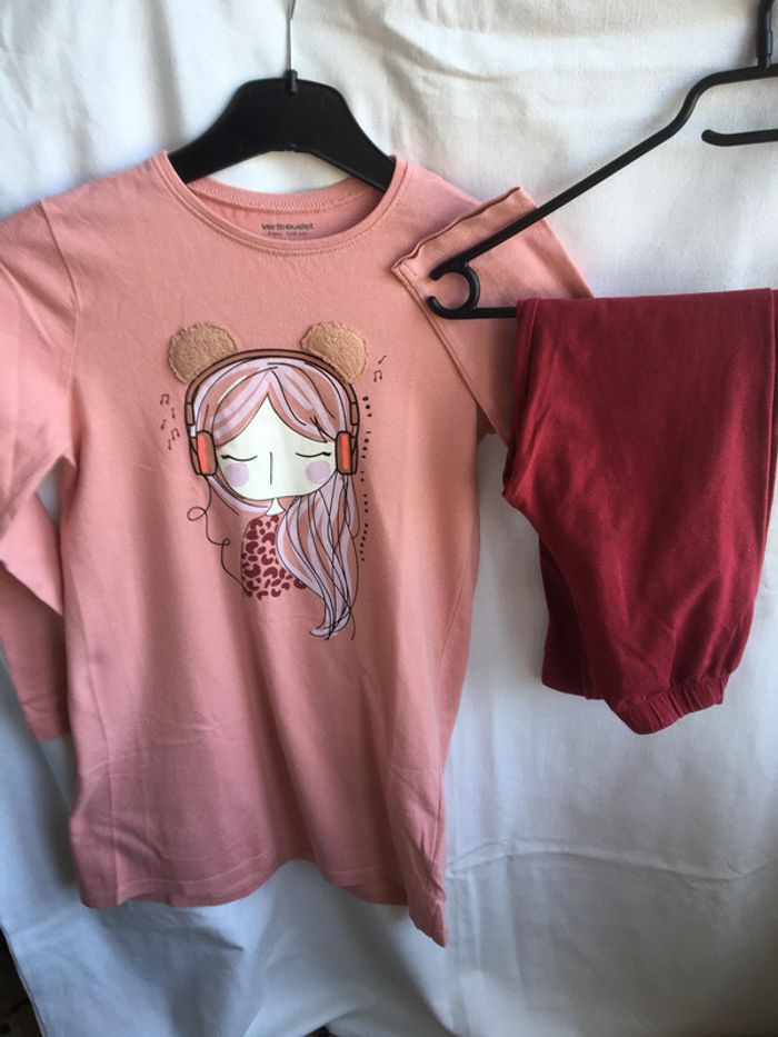 Ensemble Chemise de nuit + legging -8 ans