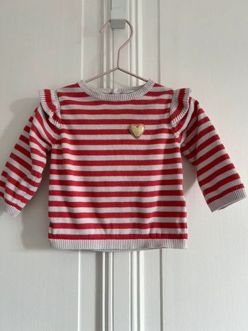 Pull rayé Vertbaudet 6 mois