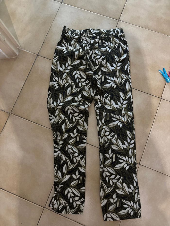 Pantalon fluide feuille - photo numéro 4