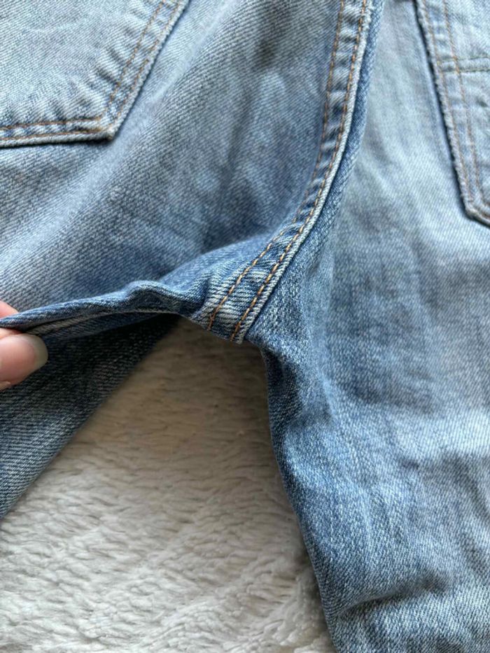Jean levi’s 501 homme bleu clair effet délavé coupe regular straight droit taille W32 L/42 L34 - photo numéro 15