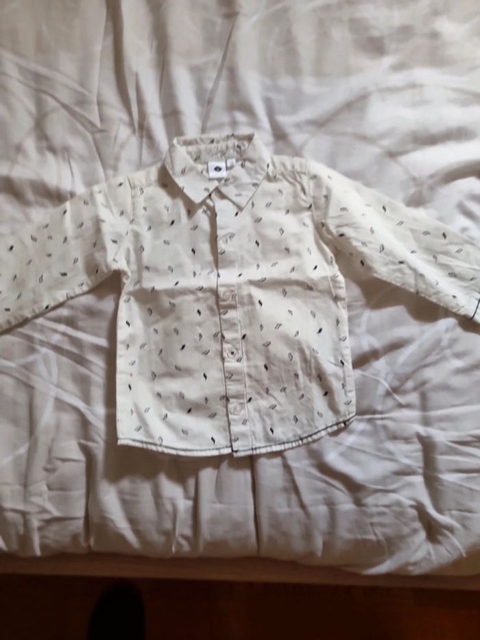 Chemise grain de blé blanche - photo numéro 2