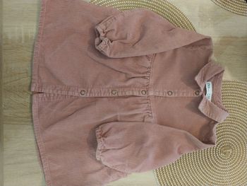 Robe en velours 2/3 +ans Zara