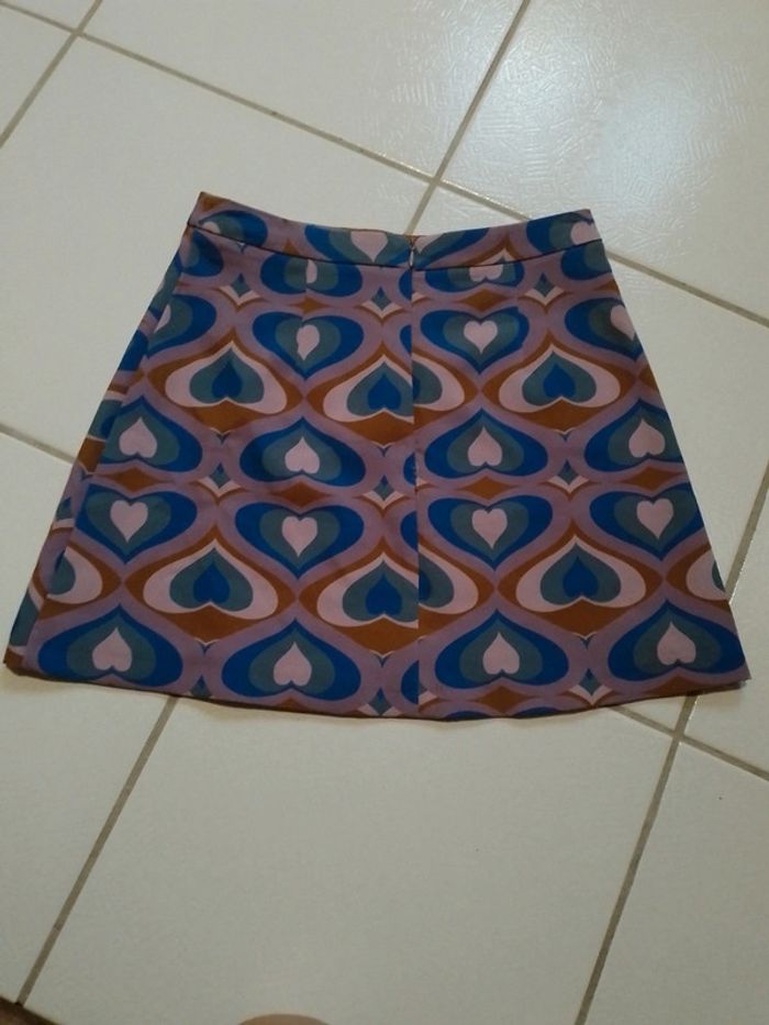 Mini Jupe femme Motif cœur psychédélique Pimkie - photo numéro 9