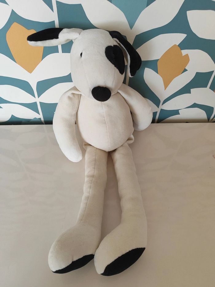 Peluche chien la grande famille moulin roty