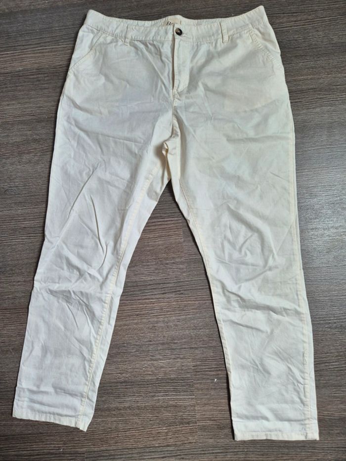 Pantalon écru Etam