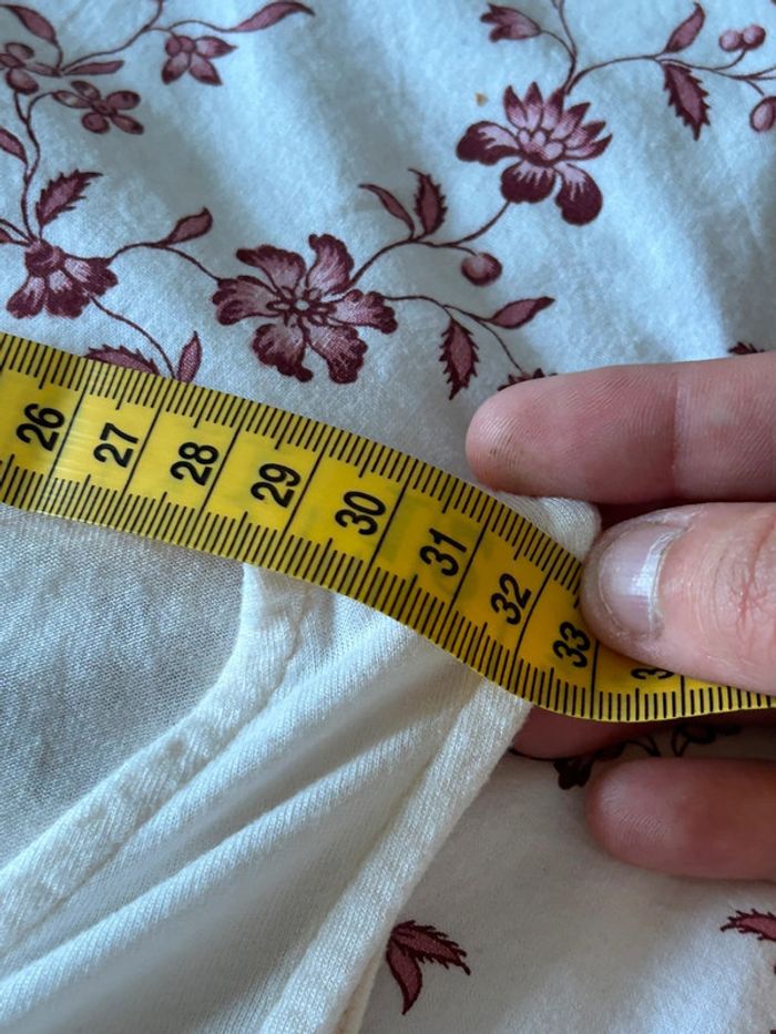 Débardeur blanc cassé avec broderie Kiabi taille 36 - photo numéro 9