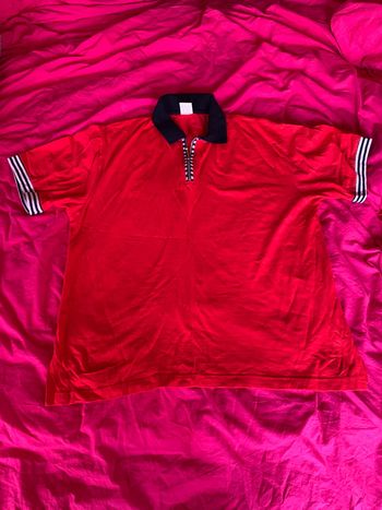 polo rouge 42/44