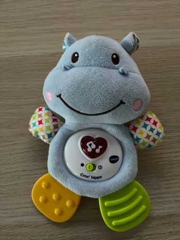 Peluche musicale croc hippo vtech