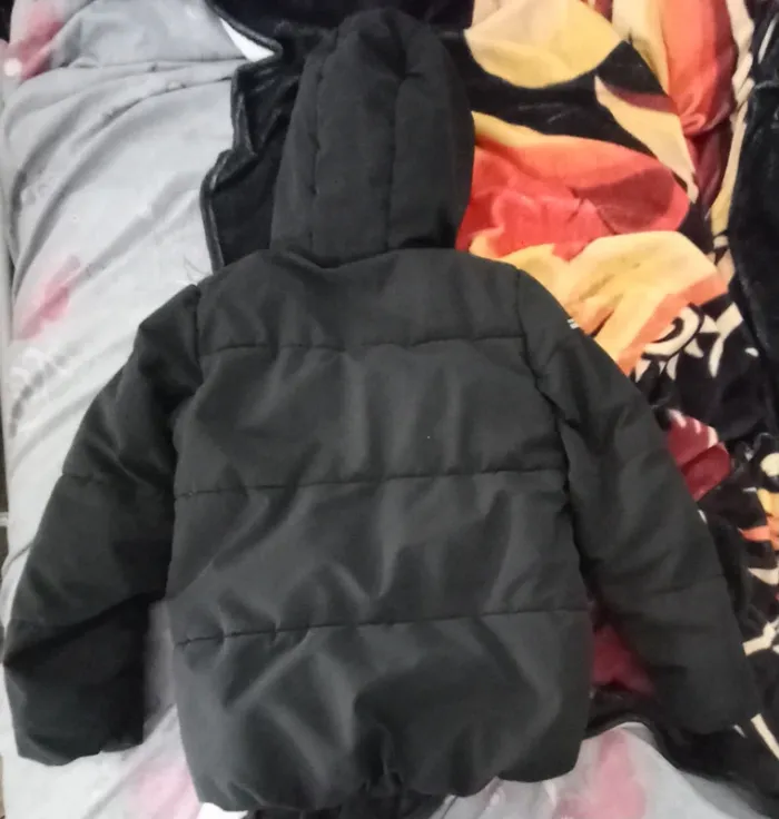 Manteau polaire noir garçon - photo numéro 2