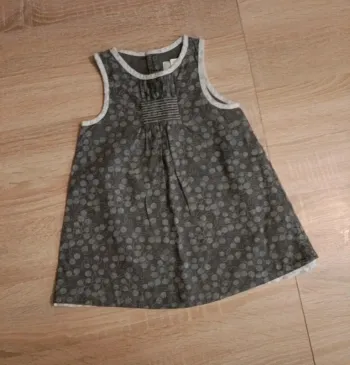 robe grise - 18 mois- obaibi