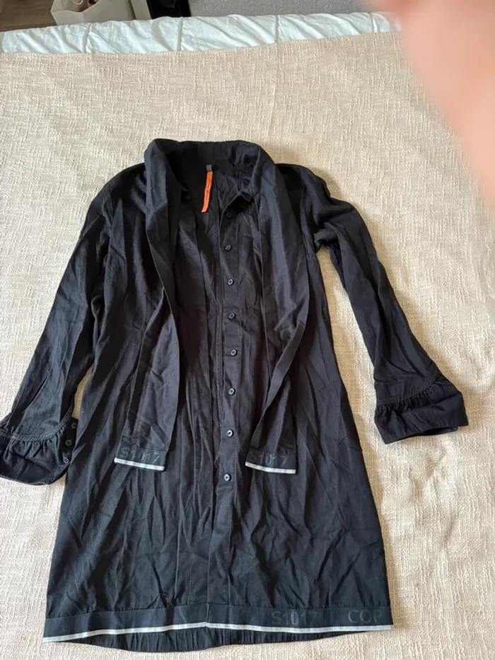 Robe chemise noire Cop Copine – Taille 38 – Chic et intemporelle - photo numéro 2