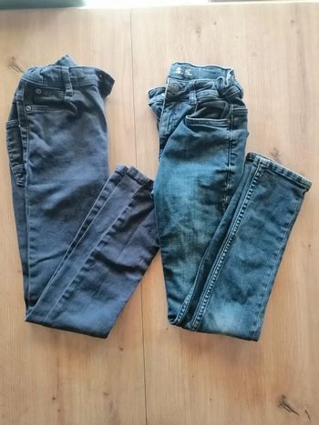 Lot jeans slim ajustables 9ans