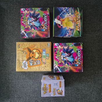 Displays Pokemon : 5 boites vides