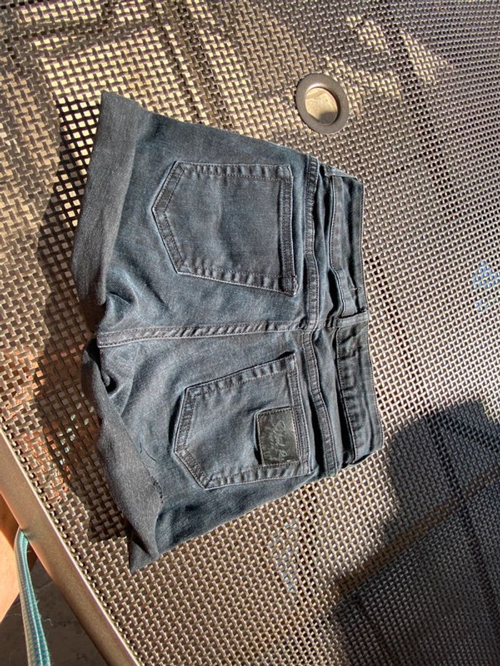 Short en jean noir School Rag w26 - photo numéro 3
