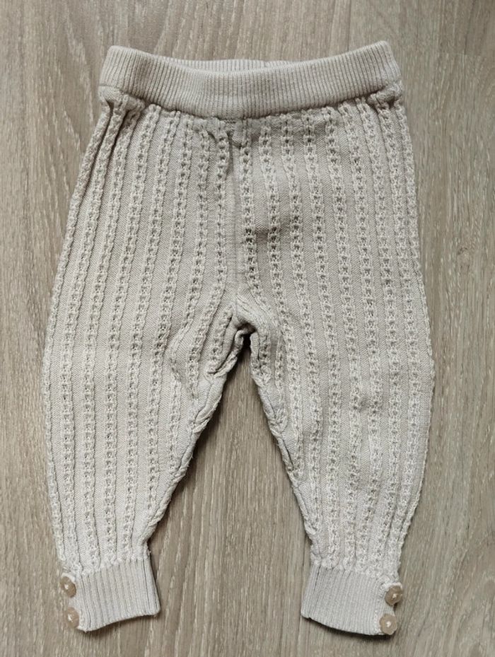 Pantalon legging style collants Orchestra crème 6 mois fille