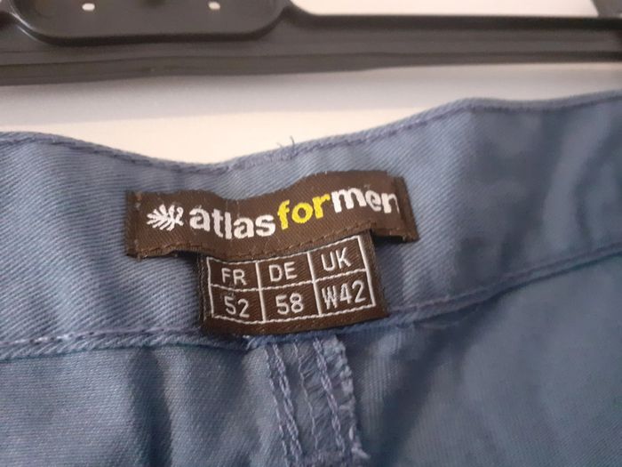 Bermuda/ short pour homme bleu marine Atlas for men taille 52 - photo numéro 4