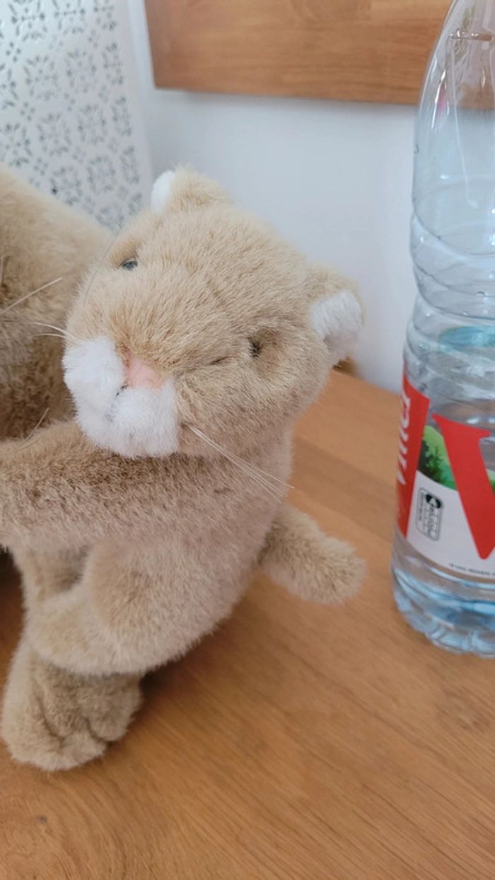 Peluche lionne et son petit - photo numéro 4