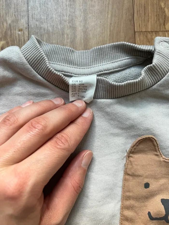 Ensemble beige H&M 18M - photo numéro 3