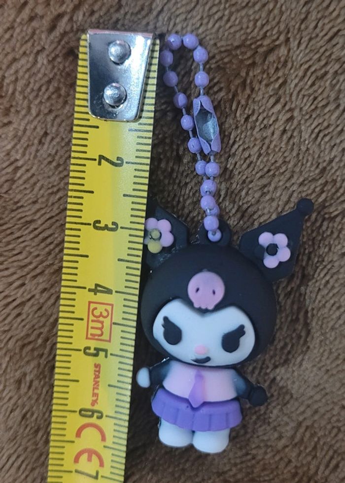 Figurine porte-clés Kuromi Sanrio - photo numéro 3