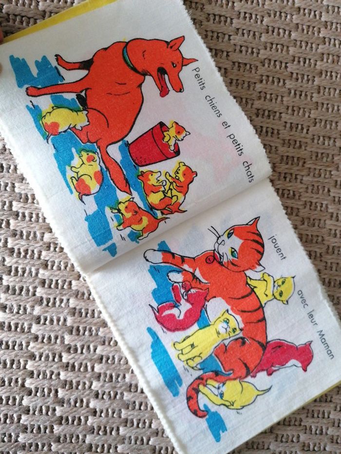 Livre tissu les petits vintage - photo numéro 5