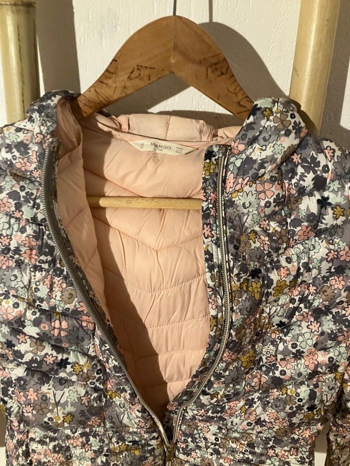 Doudoune Mango kids à fleur - photo numéro 5