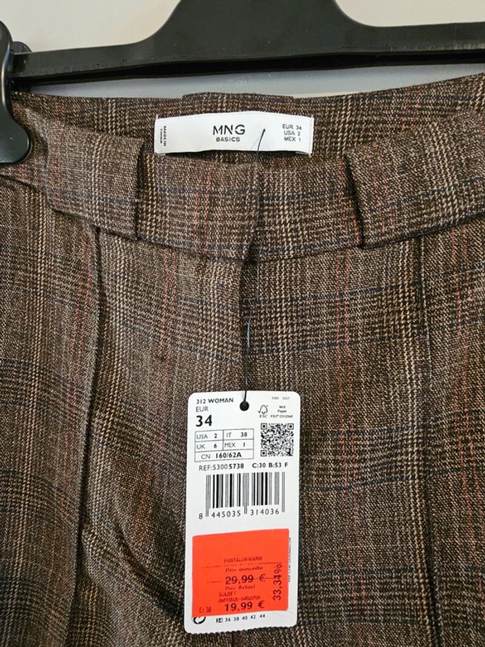 Pantalon Mango Taille 34 - photo numéro 2