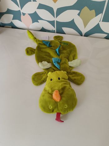 Doudou plat dragon lilliputiens