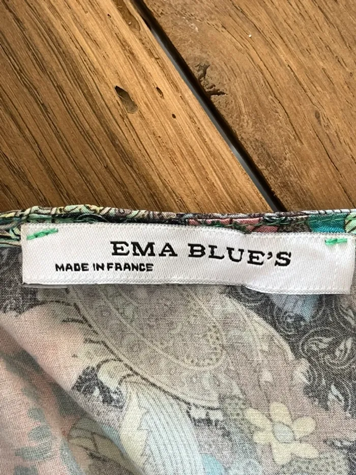 Robe longue fleurie Ema Blues - photo numéro 6