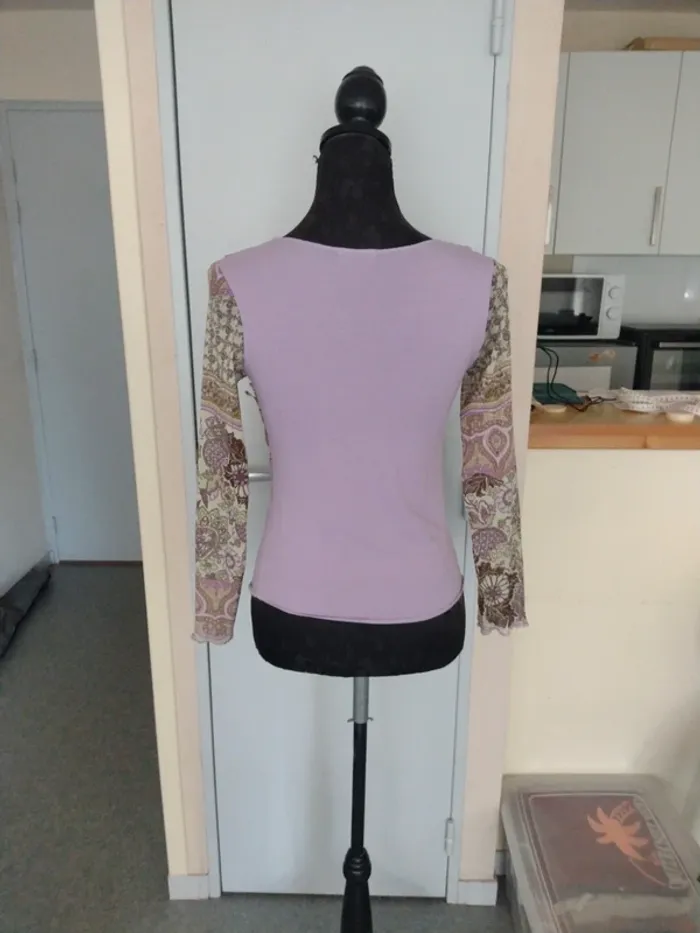 Haut imprimé boho-chic – Taille 34 - photo numéro 5