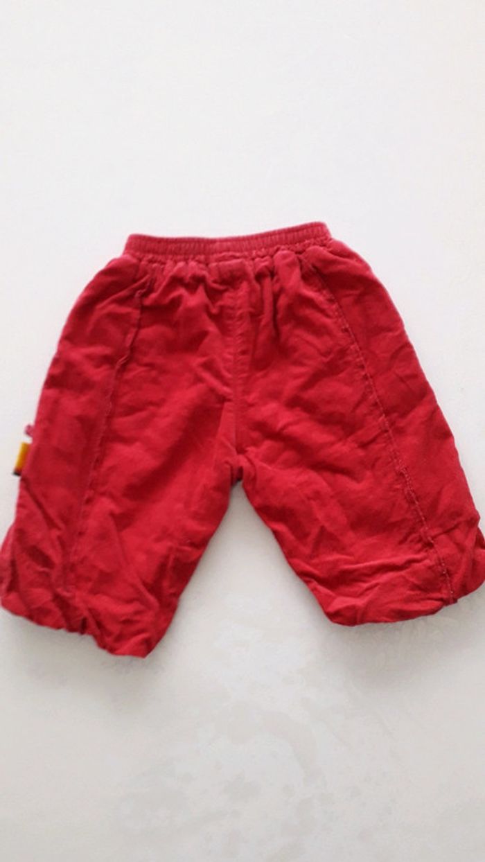 Pantalon fille rouge Catimini 3 mois - photo numéro 3