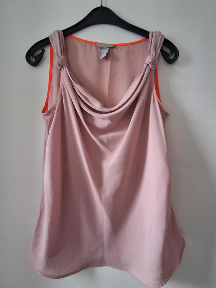 Lot de 2 top roses nude H&M - taille M - photo numéro 3